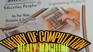 toc 2022 theory of computation mealy machine unit 1