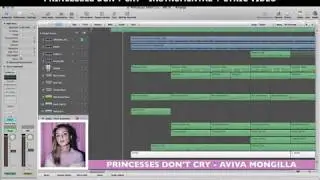 Princesses Don't Cry - Instrumental Karaoke with Lyrics On screen Video with original backing vocals
