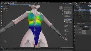 Precision in Motion: Mastering Manual Weight Painting Without Armatures in Blender for VRChat