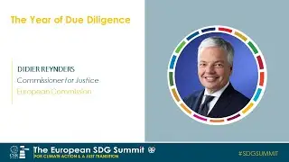 European SDG Summit 2021: Keynote Speech by Didier Reynders