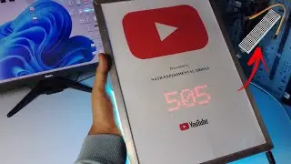 You Tube Play Button||How to create play button on 1k subscriber||How to make play button