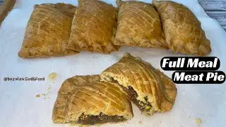 FULL MEAL Ghana Meat Pie||Novotel/Shangri-la Hotel Style