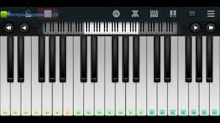 🆗📌 Серёжка с Малой Бронной 📌 Песня о войне📌🆗 Perfect Piano tutorial на пианино одним пальцем