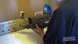ANGRY GRANDPA DESTROYS THE DRYER! Reversed