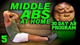 Middle Abs Workout At Home | 30 Days to Six Pack Abs for Beginner to Advanced Day 5