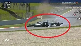 Niki Lauda Blasts Lewis Hamilton After He Hits Nico Rosberg to Send Both Out of the Spanish Gp