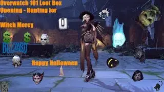 Overwatch - 101 Halloween Loot Box Openings (Hunting for Witch Mercy)