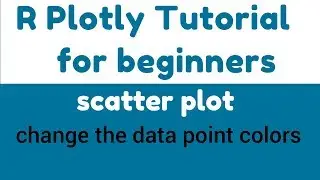 R Plotly Tutorial - Scatter Plot in Plotly - Change the data point colors