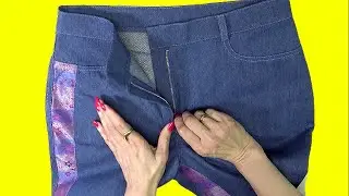 My secrets when sewing original women's trousers from cotton. DIY