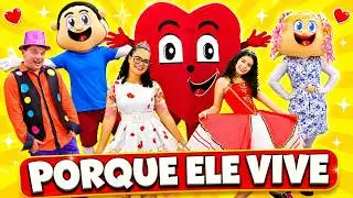 Porque Ele Vive ♪ Turma Kids e Cia - Música Gospel Infantil