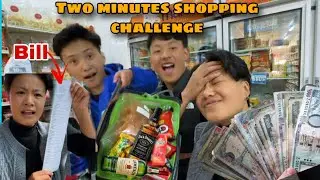 PAISA LUTYO 😭🤦‍♀️TWO MINUTES SHOPPING CHALLENGE VAI SANGA CHUYO KI PAYO 😎 KATRO BILL HO YO VAGWAN 😂