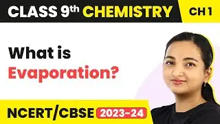 Class 9 Chemistry Chapter 1 | Evaporation - Matter in Our Surrounding