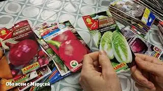 ОБЗОР МНОГО СЕМЯН ЗАКУПКА НА НЕСКОЛЬКО ЛЕТ МОЙ ВЫБОР СОРТА КАПУСТЫ ОГУРЦОВ ПОМИДОР