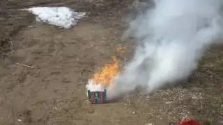 Подъжёг 10000 тысяч спичечных головок.