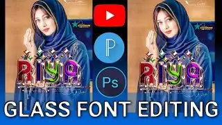 glass font editing kaise kare 🤔new glass font editing 2023 