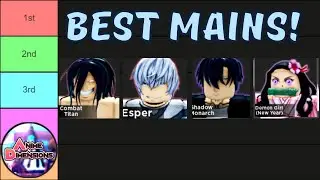 [UPDATED] BEST MAIN CHARACTERS in Roblox Anime Dimensions!