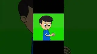Boy And Girl Green Screen Cartoon Animation #cartoon #animation #greenscreen  #background #green