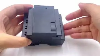 Din rail type black electric enclosure