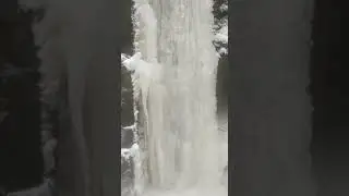 Зимний Уковский водопад. Нижнеудинск. 2023г.