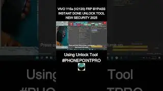 Vivo Y15s (V2120) FRP BYPASS DONE | NEW SECURITY 2025 | UNLOCK TOOL LASTEST UPADTE