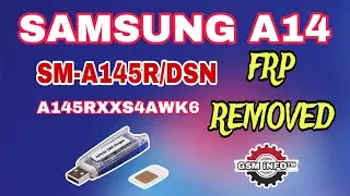 Samsung A14 SM-A145R/DSN (A145RXXS4AWK6) FRP | Google Reset by Safe Method Without T.P | CM2MT2