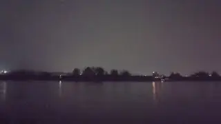 Прохождение в сумерках, порожнего состава вниз по Москва-реки!