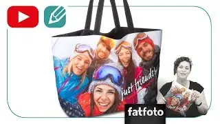 fatfoto Einkaufstasche mit Deinem Foto komplett bedrucken lassen