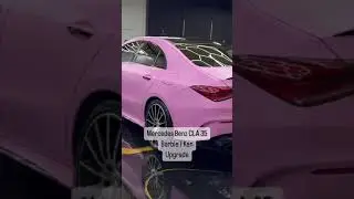Mercedes Benz CLA 35 Barbie/Ken Wrap Upgrade #carwrap #wrap #wrapping
