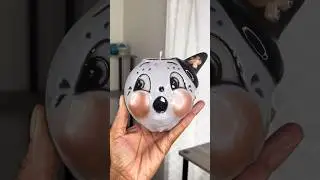 Sweetest Johanna Parker inspired Moon! #candles #art #vintagehalloween #satisfying