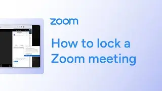 How to Lock a Zoom Meeting