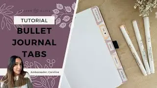 How To Make JOURNAL TABS To Organize Your Bujo | 2023 New Bullet Journal Set Up