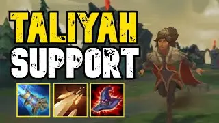 TALIYAH SUPPORT STOMPS !!!! - Season 10 Taliyah SUPPORT Guide - Best Taliyah Runes & Builds