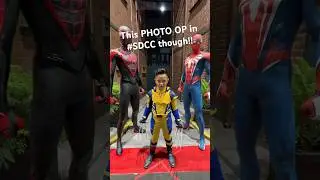 @insomniacgames went all out at #SDCC for this awesome Spider-Man 2 photo op!! #mcuwolverine