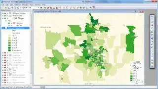 Maptitude 2019 Spatial joins, mapping your data, map data