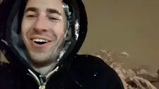 Sledding Down the Driveway