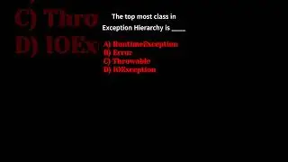 Java Interview Questions - 9 | rajonlinetrainings 
