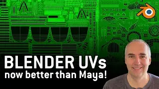 I am now more efficient doing UVs in Blender than in Maya!