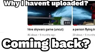 Coming back? Explaining why I quit.
