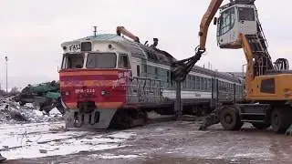 train scrapping - time lapse