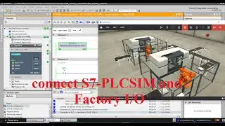 TIA Portal how to connect Siemens S7 - PLCSIM and Factory I/O - problem solved