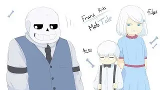 How did Sans meet Frisk? 【 Undertale and Deltarune Comic Dubs 】