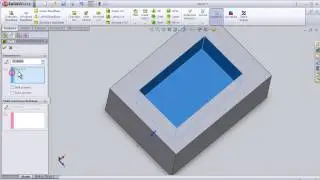 30- SolidWorks Beginner TUTORIAL: SHELL
