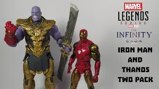 Marvel Legends THANOS and IRON MAN Mark 85 Infinity Saga Avengers Endgame REVIEW
