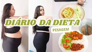 DIÁRIO DA DIETA: DIA DE PESAGEM | ATINGI MINHA META 💪