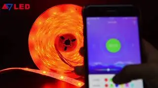 How to light and control a running light strip