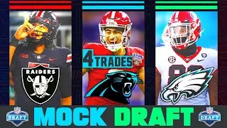 2023 NFL Mock Draft with 4 Trades | Updated NFL Mock Draft with ONE WEEK To Go