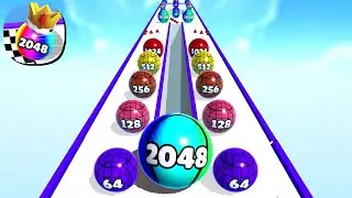 Ball Merge 2048 - All Levels Ball Gameplay Android, iOS ( Level 3387 - 3397 )
