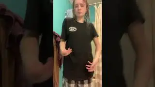 J got out of shower 