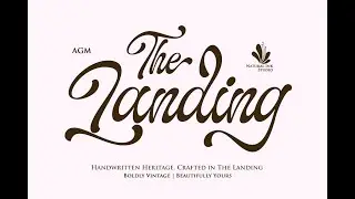 The Landing: A Unique Script Font for Stunning Designs
