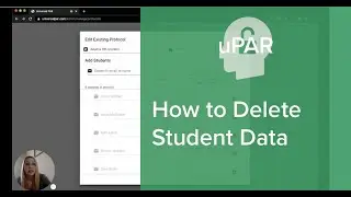 uPAR: How to Delete Student Data